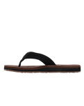 Carver Suede 26 Plus Flip Flops in Brown 2