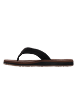 Carver Suede 26 Plus Flip Flops in Brown 2