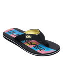 Molokai Layback 26 Flip Flops in Black Holmes