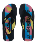 Molokai Layback 26 Flip Flops in Black Holmes