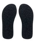 Molokai Layback 26 Flip Flops in Black Holmes