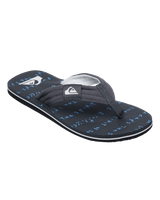 Molokai Layback 26 Flip Flops in Black Quik Tough