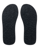 Molokai Layback 26 Flip Flops in Black Quik Tough