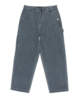 The Quiksilver Mens Mercury Straight Out Trousers in Black