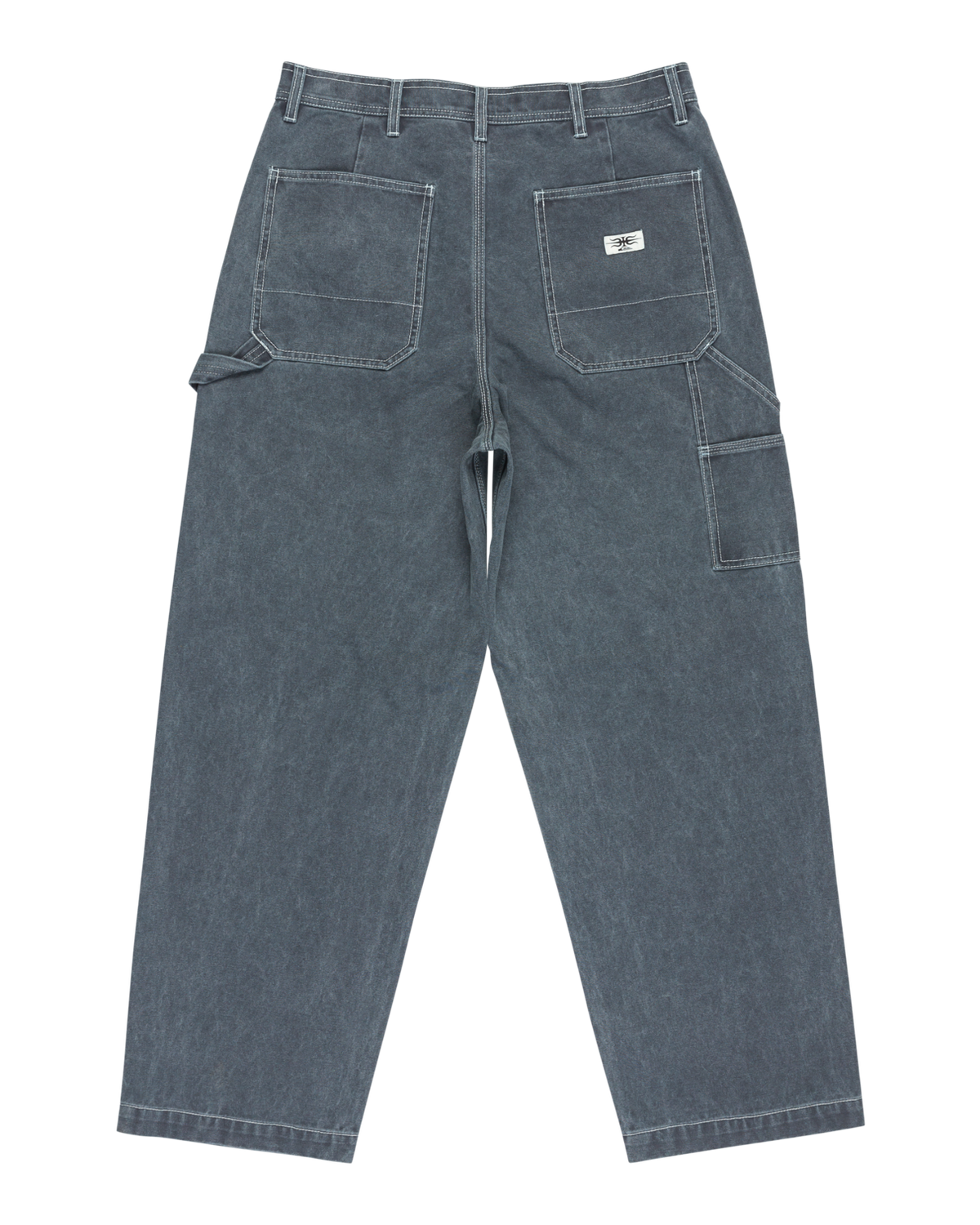 The Quiksilver Mens Mercury Straight Out Trousers in Black