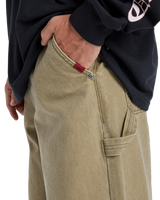 The Quiksilver Mens Mercury Straight Out Trousers in Elmwood