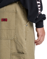 The Quiksilver Mens Mercury Straight Out Trousers in Elmwood