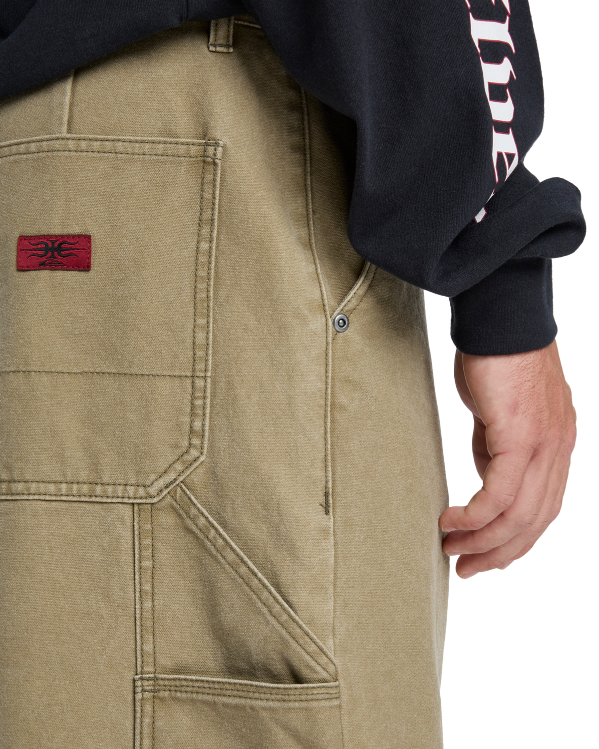 The Quiksilver Mens Mercury Straight Out Trousers in Elmwood