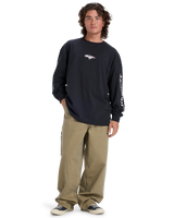 The Quiksilver Mens Mercury Straight Out Trousers in Elmwood