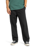 Taxer Twill Trousers in Black