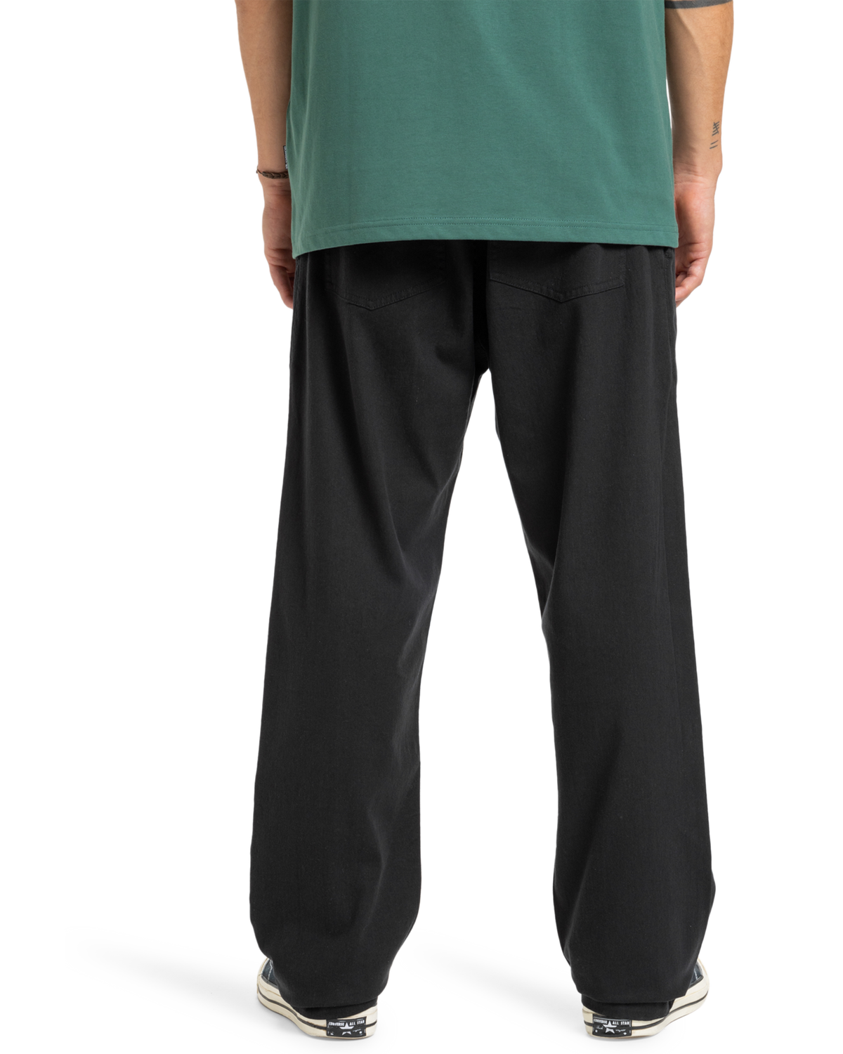 Taxer Twill Trousers in Black