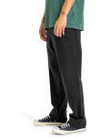 Taxer Twill Trousers in Black