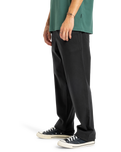 Taxer Twill Trousers in Black
