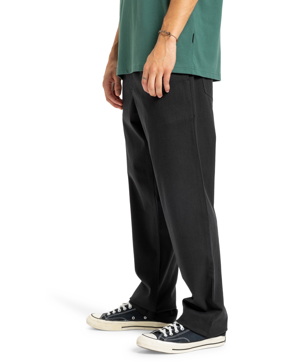 Taxer Twill Trousers in Black