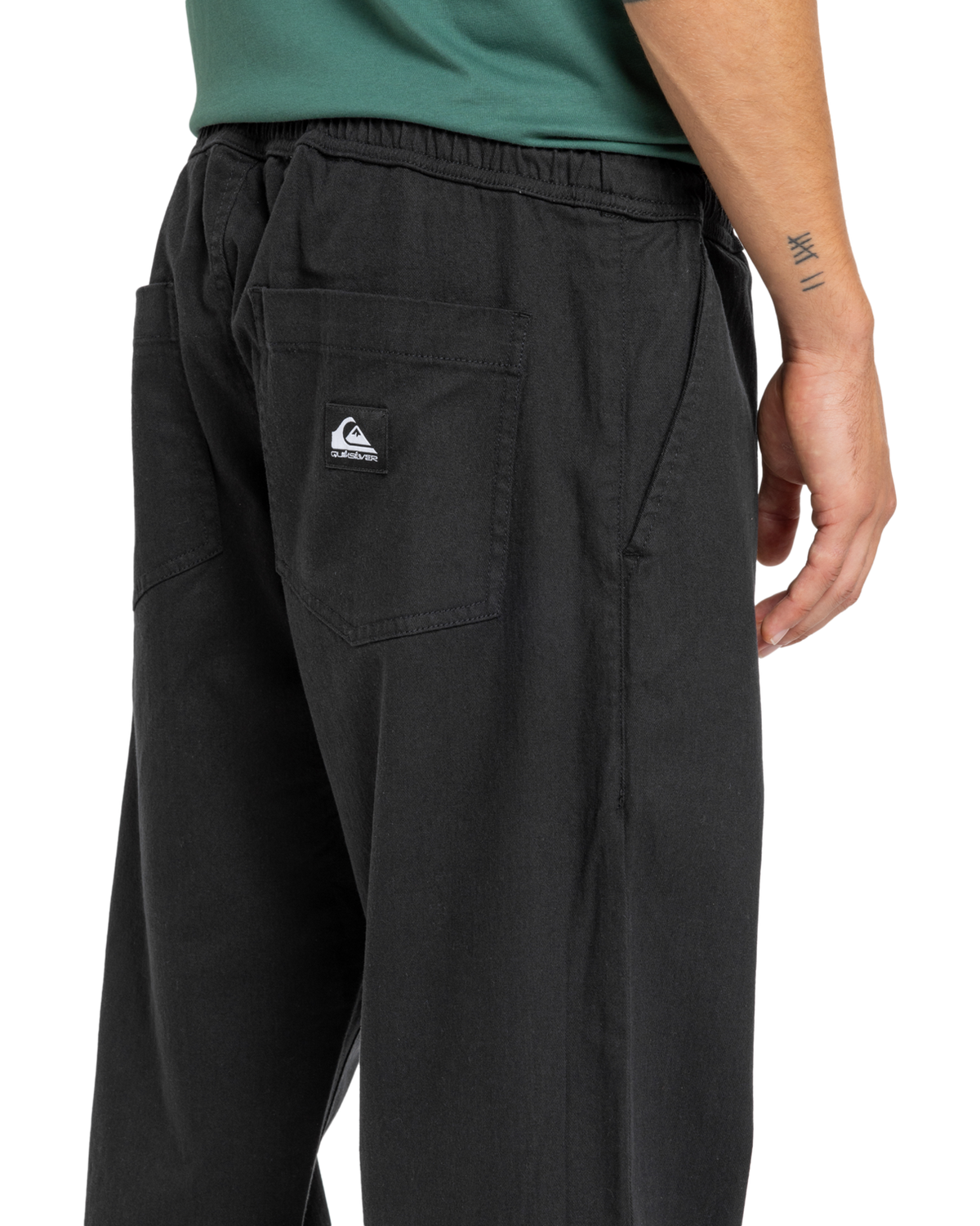Taxer Twill Trousers in Black