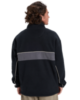 The Quiksilver Mens Omni Sherpa Fleece Jacket in Black