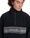 The Quiksilver Mens Omni Sherpa Fleece Jacket in Black