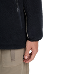 The Quiksilver Mens Omni Sherpa Fleece Jacket in Black