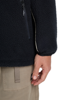 The Quiksilver Mens Omni Sherpa Fleece Jacket in Black