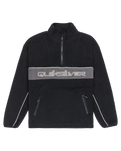 The Quiksilver Mens Omni Sherpa Fleece Jacket in Black