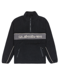 The Quiksilver Mens Omni Sherpa Fleece Jacket in Black