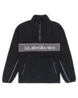 The Quiksilver Mens Omni Sherpa Fleece Jacket in Black