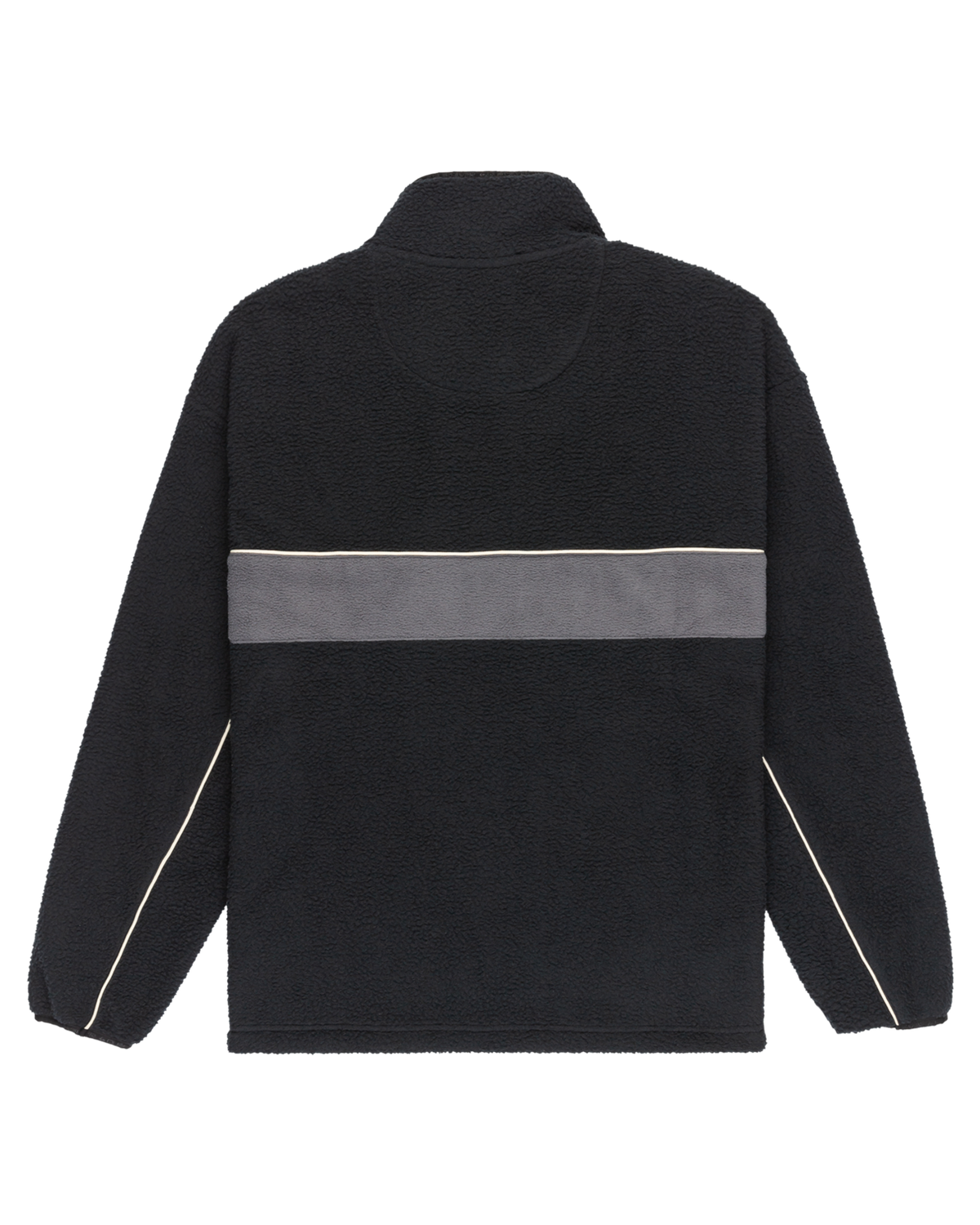 The Quiksilver Mens Omni Sherpa Fleece Jacket in Black