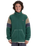 The Quiksilver Mens Clean Coast Block Fleece Jacket in Trekking Green