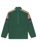 The Quiksilver Mens Clean Coast Block Fleece Jacket in Trekking Green