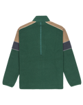 The Quiksilver Mens Clean Coast Block Fleece Jacket in Trekking Green