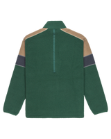 The Quiksilver Mens Clean Coast Block Fleece Jacket in Trekking Green