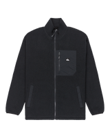 Clean Coast Zip Fleece Jacket in Black