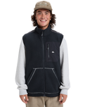The Quiksilver Mens Clean Coast Gilet in Black