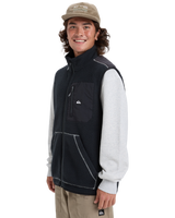 The Quiksilver Mens Clean Coast Gilet in Black