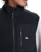 The Quiksilver Mens Clean Coast Gilet in Black