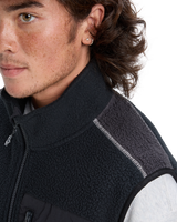 The Quiksilver Mens Clean Coast Gilet in Black