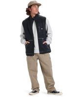 The Quiksilver Mens Clean Coast Gilet in Black
