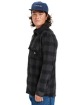 Bering Strait Check Shirt in Black Northsea Plaid