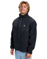 Shallow Water Full Zip Fleece Jacket in Indian Ink Heather