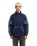 The Quiksilver Mens Clean Coast Block Zip Fleece Jacket Jacket in Dark Navy