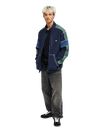 The Quiksilver Mens Clean Coast Block Zip Fleece Jacket Jacket in Dark Navy