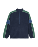 The Quiksilver Mens Clean Coast Block Zip Fleece Jacket Jacket in Dark Navy