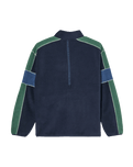 The Quiksilver Mens Clean Coast Block Zip Fleece Jacket Jacket in Dark Navy