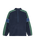 The Quiksilver Mens Clean Coast Block Zip Fleece Jacket Jacket in Dark Navy