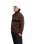 The Quiksilver Mens Cruz Polar 1/4 Zip Fleece Jacket in Java