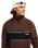 The Quiksilver Mens Cruz Polar 1/4 Zip Fleece Jacket in Java