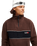 The Quiksilver Mens Cruz Polar 1/4 Zip Fleece Jacket in Java