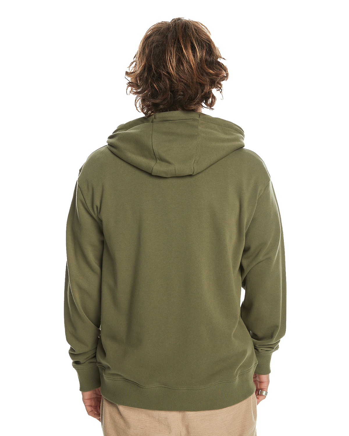 The Quiksilver Mens Circle Up Hoodie in Four Leaf Clover