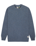 The Quiksilver Mens Slow Song Neppy Jumper in Ashley Blue
