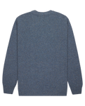 The Quiksilver Mens Slow Song Neppy Jumper in Ashley Blue